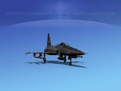 Northrop F-20 Tigershark V01 3D model