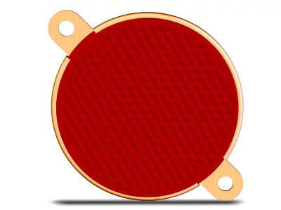 Retroreflector a round FP-310 cataphote Free 3D model
