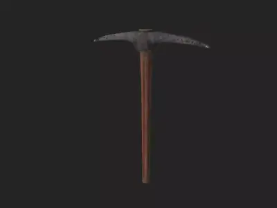 pickaxe 3D Model 001 Low-poly 3D model