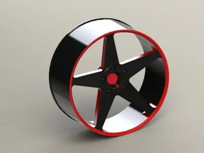 rims wheel with Free 3D model