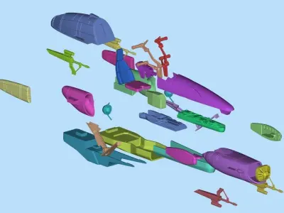 BARC Speeder with Sidecar One12 Scale kit 3D STL Files 3D print model purchase