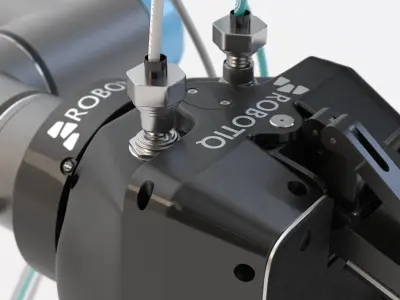 Universal Robots Ur5 With Robotiq Three Finger Adaptive Gripper 3D model