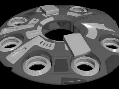 Dutch Industrial Space Company - Concept 05 3D model