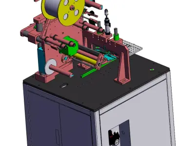 Automatic film applicator 3D model