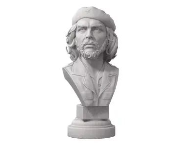 Che Guevara Low-poly 3D model