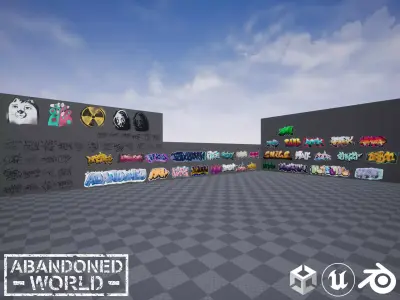 Graffiti Pack Decals Texture