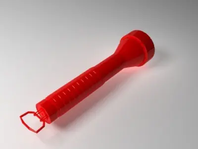 Flashlight Low-poly 3D model shop