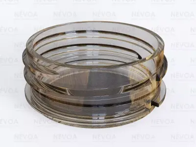 Neck finish - GME 33 02 - 37-32-13 5-1-4 24-1 5 3D model