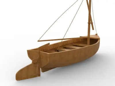 Sail Boat 3D model purchase