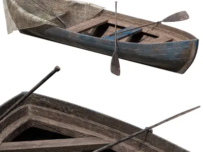 Old Boat 3D model