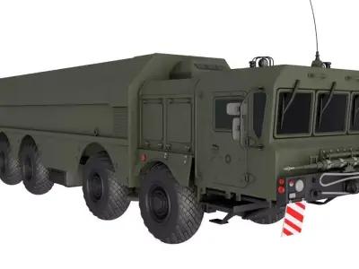 Russia coastal defence system K 300P 3D model
