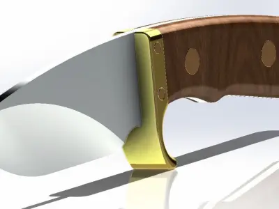Knife Buck custom skinner 3D print model