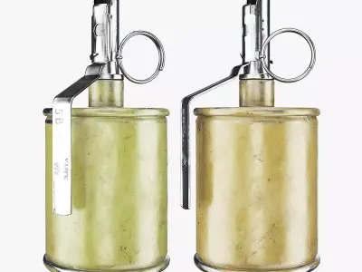 RG42 Grenade Low-poly 3D model