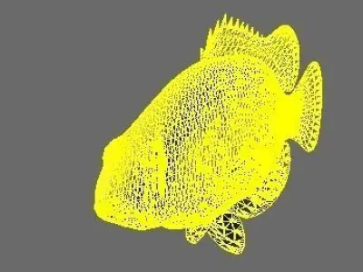 goldfish fish Free low-poly 3D model