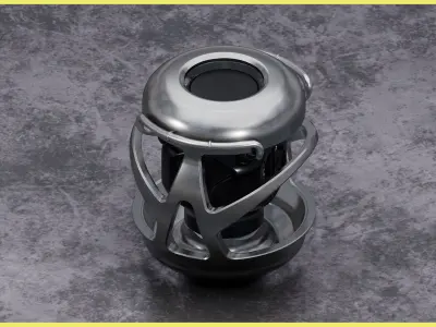 SciFi Barrels set 3D model