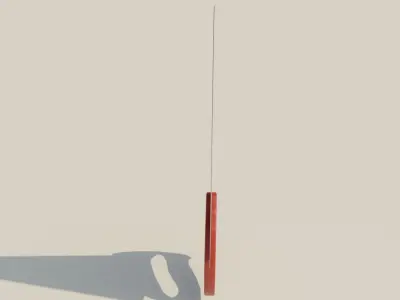 Hacksaw tool Low-poly 3D model