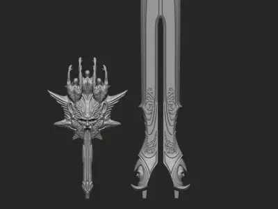 Sword of God 3d print model 3D print model
