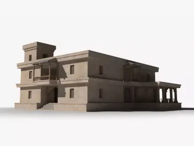 Arab x27 Low-poly 3D model