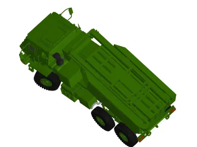 Realistic HIMARS for 3D printing in 1to18 scale 3D print model