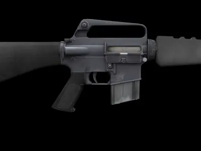M14 assault rifle 3D model