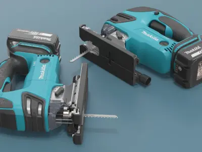 Makita DJV180Z Cordless Jig Saw 3D model