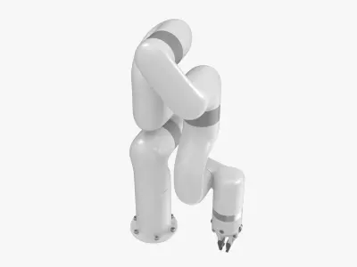 Robotic Arm 2 with Gripper 3D model