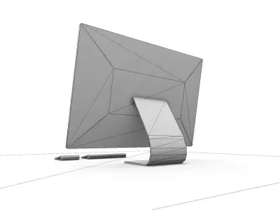 Desktop PC SHC Quick Office LM Low-poly 3D model