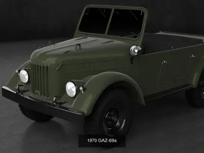 Old cars 3D Model Pack