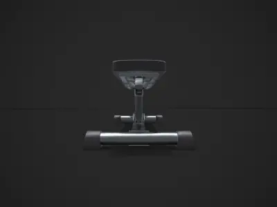 Weight Lifting Bench - Gym Equipment Low-poly 3D model