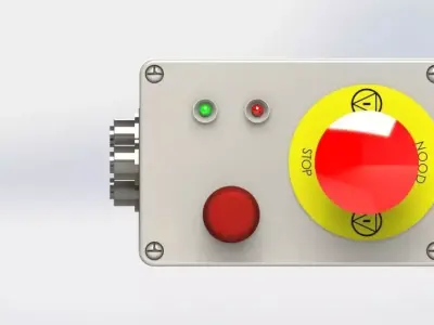 Emergency Button 3D model purchase