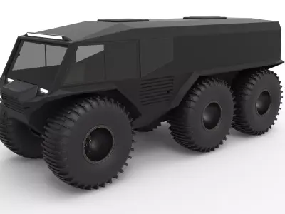 Atlas ATV 6x6 concept 3D model