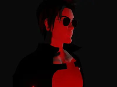 Fantasy Male character with sword Free 3D model