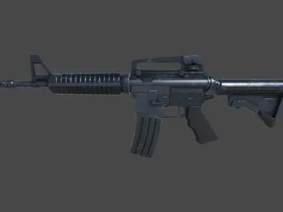 Weapons Pack Low-poly 3D model