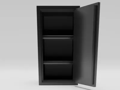 safe for valuables Low-poly 3D model