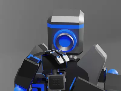 Repair Robot  Low-poly 3D model
