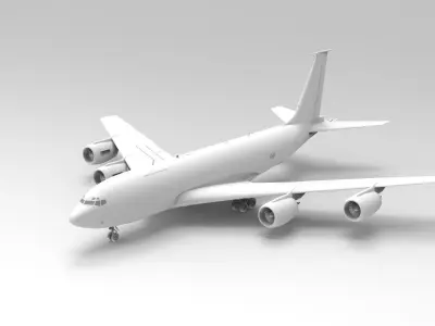 Boeing KC-135 Stratotanker 3D model purchase