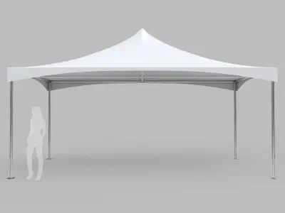 Commercial Tent 6x3 Meters 3D model