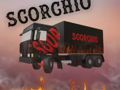 SCORCHIO Truck Low-poly 3D model