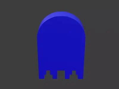 pacman ghost 3 3D model