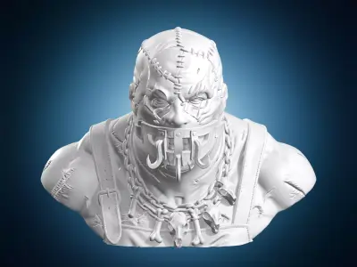 Cursed Butcher Sculpture 3D print model