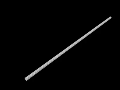 Metal rebar Low-poly 3D model Low-poly 3D model