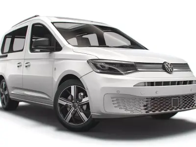 Volkswagen Caddy Life 2021 3D model