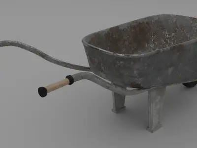 Wheelbarrow - 3D model get