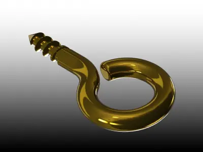 Eye screw Free 3D model