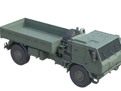 Tatra 815-7 4x4  Low-poly 3D model