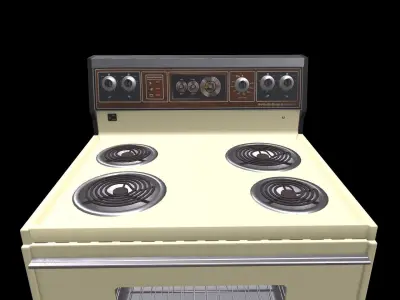 Vintage Stove 3D model