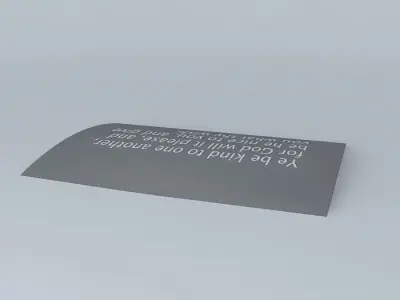 My Famous Quote  Free 3D model by 2001kraft-old