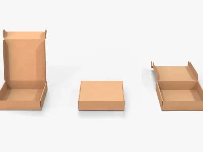  Cardboard Box Collection - Flat Form Mix 