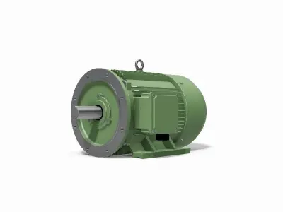 225M B35 Right 4-8 Pole IEC electric motor - 3D CAD model 3D model