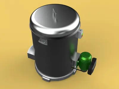 FOOD DRAINER SPINNER MACHINE OIL DRAIN FILTER CENTRIFUGAL DRYER 3D model